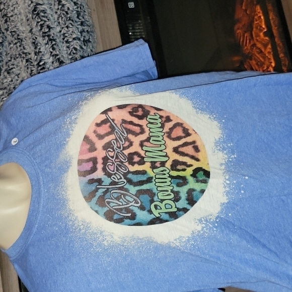 Nwot Bleached Blessed Bonus Mama Tee -> NWOT Bleached Blessed Bonus Mama Tee - Picture 1 of 2